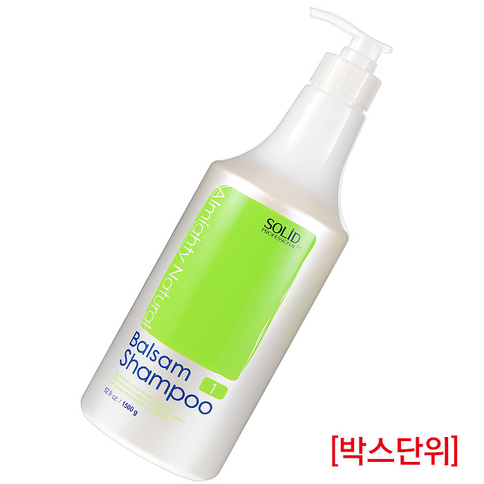 [아름다운] 아이몬 솔리드 올마이티 내추럴 발삼 샴푸 1.500g (박스단위특가)