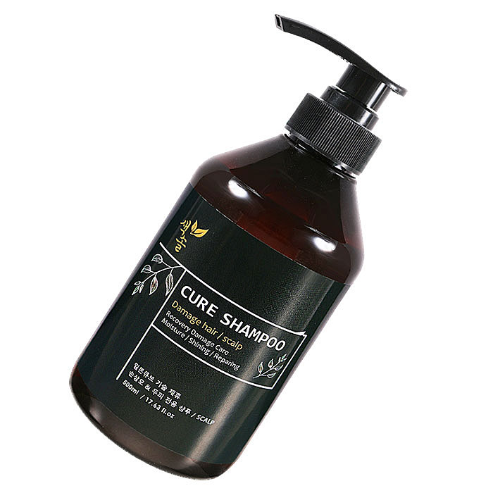 [윤스킨] 색솔 큐어 샴푸 (손상모 & 두피 전용 샴푸) 500ml