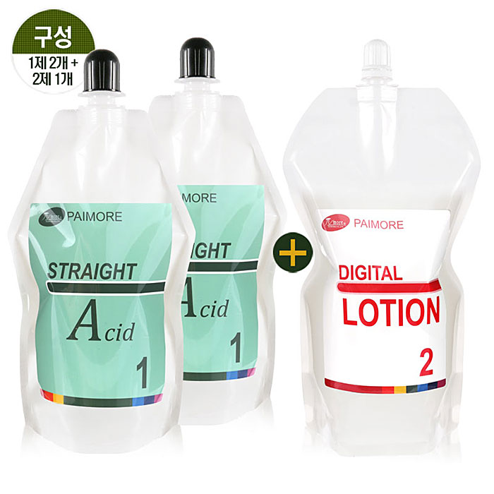 [파이모아] 스트레이트 애시드 400ml (극손상모용) ◇