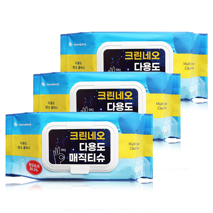 헤어2000,[손마중] 손마중 크린네오 다용도 매직티슈 80매