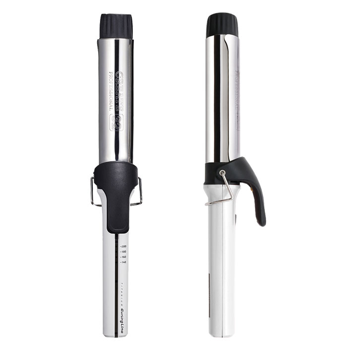 헤어2000,[그리에이트] 티타늄 컬링 라인 아이롱 TR 360 화이트 CL-32/38