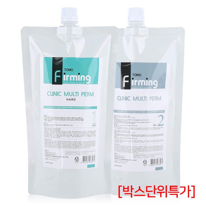 [토모] 토모 퍼밍 멀티펌 클리닉 시스템 하드타입 (건강모용) 500ml (박스단위특가) ◇토모정품◇