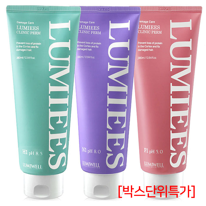 [루미웰] 루미에스 데미지케어 클리닉 펌 380ml (건강/손상/극손상)선택 (박스단위특가)