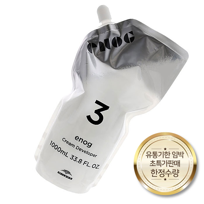 [밀본] 밀본 에노그 알칼리 컬러 전용 3% 산화제 1.000ml ◈유통기한 임박 초특가◈ 2025년3월 까지